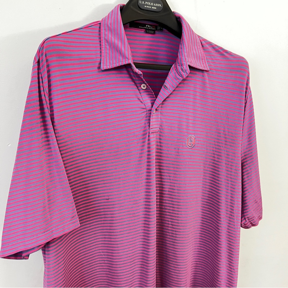 Ralph Lauren Pink Polo Shirt Performance Knit - Picture 3 of 7